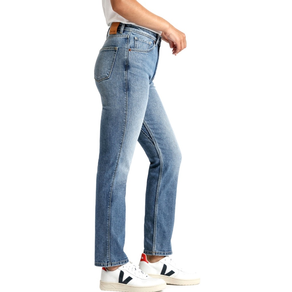 Midweight Performance Denim High Rise Straight Jean, 26X29 - Picture 2 of 6